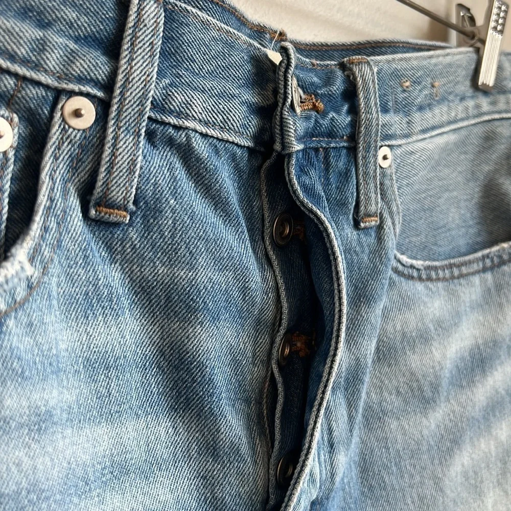 Madwell Relaxed Denim Shorts in Rosemount Wash: Destroyed Hem Edition SZ 27